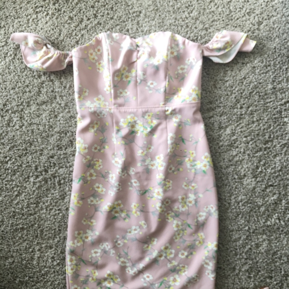 Express Strapless Midi Dress